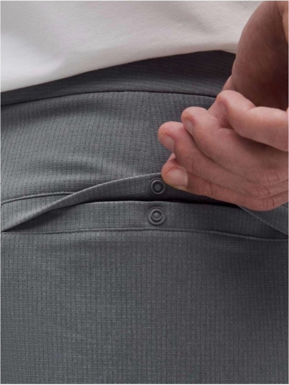 Lululemon ABC Classic-Fit Short 9" WovenAir Solar Grey Size 40 - Picture 6 of 14